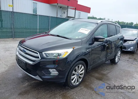 2017 Ford Escape Titanium из США, поврежденный, VIN 1FMCU0JD3HUA87508
